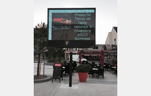 TT Quiberon à  l'affiche  dans la ville