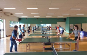 salle en configuration entraînement